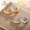 Wholesale Jewelry Alloy Geometric Polygon Cshaped Electroplated Diecast Earrings For Women
