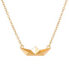 Wholesale Jewelry Alloy Geometric Simple Style Boat Pendant Necklace With Electroplating