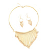 Wholesale Jewelry Alloy Geometric Style Electroplating Tassel Multi Layer Jewelry For Women