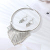 Wholesale Jewelry Alloy Geometric Style Electroplating Tassel Multi Layer Jewelry For Women