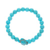 Wholesale Jewelry Alloy Handmade Retro Animal Pattern Joker Pine Stone Bracelet