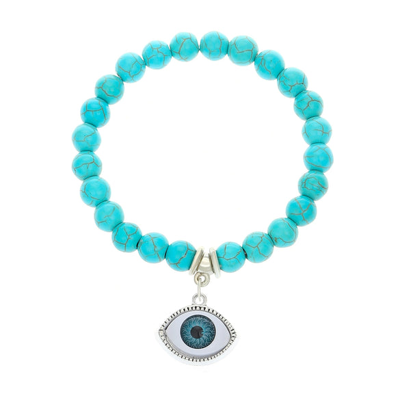 Wholesale Jewelry Alloy Handmade Retro Animal Pattern Joker Pine Stone Bracelet
