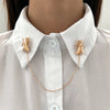 Wholesale Jewelry Alloy Insect Style Electroplated Brooch And Collar Buckle Accessories