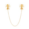 Wholesale Jewelry Alloy Insect Style Electroplated Brooch And Collar Buckle Accessories