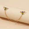 Wholesale Jewelry Alloy Insect Style Electroplated Brooch And Collar Buckle Accessories