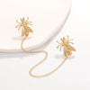 Wholesale Jewelry Alloy Insect Style Electroplated Brooch And Collar Buckle Accessories