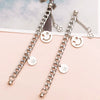 Wholesale Jewelry Alloy Metal Smiley Face Letters Bracelet Handmade Electroplated
