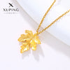 Wholesale Jewelry Alloy Plated Fresh Maple Leaf Pendant Accessories Pastoral Style For Women