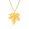 Wholesale Jewelry Alloy Plated Fresh Maple Leaf Pendant Accessories Pastoral Style For Women