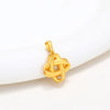 Wholesale Jewelry Alloy Retro Geometric Chinese Knot Pendant With Electroplating Treatment
