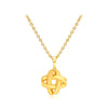 Wholesale Jewelry Alloy Retro Geometric Chinese Knot Pendant With Electroplating Treatment