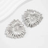 Wholesale Jewelry Alloyacrylic Drill Geometric Retro Simple Ring Electroplating