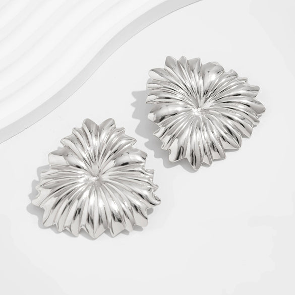 Wholesale Jewelry Alloyacrylic Drill Geometric Retro Simple Ring Electroplating
