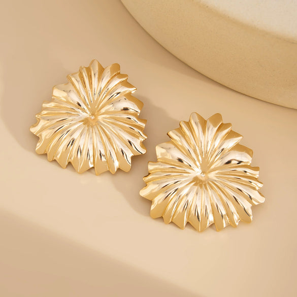 Wholesale Jewelry Alloyacrylic Drill Geometric Retro Simple Ring Electroplating