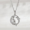 Wholesale Jewelry Animal Dolphin Wave Copper Electroplated Necklace For Women