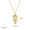 Wholesale Jewelry Animal Pattern Copper Pendant Necklace With Electroplating Ocean Shells Conch Starfish Small Fish Tropical Fish Shrimp Design