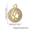 Wholesale Jewelry Animal Pendant Necklace Copper Plating Inlay