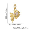 Wholesale Jewelry Animal Pendant Necklace Copper Plating Inlay