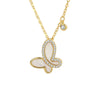 Wholesale Jewelry Animal Style Geometric 925 Sterling Silver Necklace With Microinlaid Zircon And Electroplating