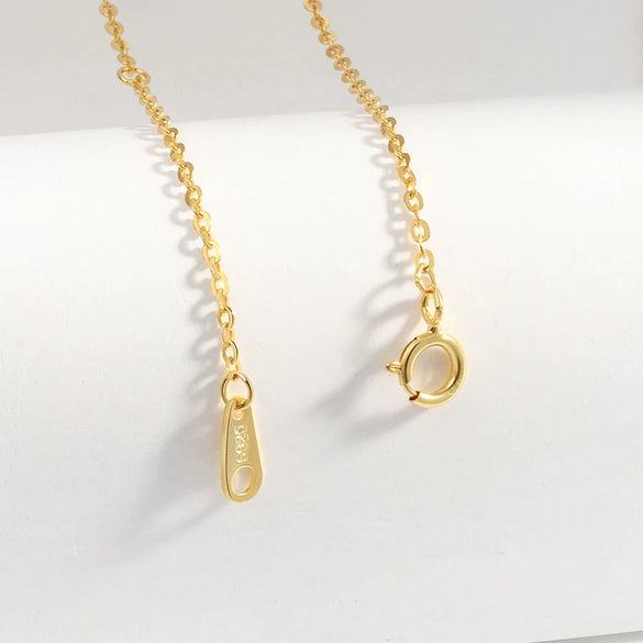 Wholesale Jewelry Animal Style Geometric 925 Sterling Silver Necklace With Microinlaid Zircon And Electroplating