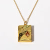 Wholesale Jewelry Animal Style Star Pattern Copper Gold Plated Opening And Closing Necklace