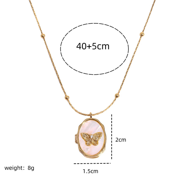 Wholesale Jewelry Animal Style Star Pattern Copper Gold Plated Opening And Closing Necklace