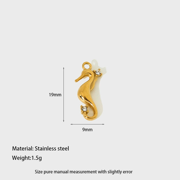 Wholesale Jewelry Animal Totem Stainless Steel Electroplated Pendant Necklace Bracelet Earring Accessories For Women