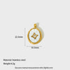 Wholesale Jewelry Animal Totem Stainless Steel Electroplated Pendant Necklace Bracelet Earring Accessories For Women