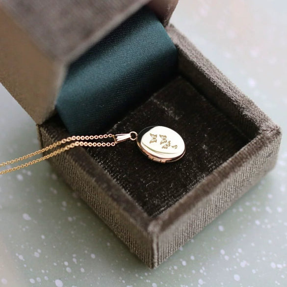 Wholesale Jewelry Animal Zodiac Copper Electroplated Openable Pendant Necklace With Ochain