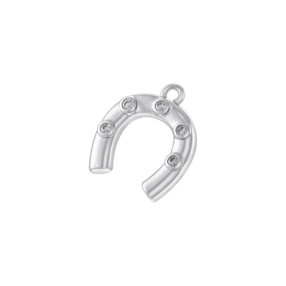 Wholesale Jewelry Animal Zodiac Copper Zirconia Rabbit Pin Croissant Starfish Seahorse Dolphin Pendant