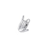 Wholesale Jewelry Animal Zodiac Copper Zirconia Rabbit Pin Croissant Starfish Seahorse Dolphin Pendant