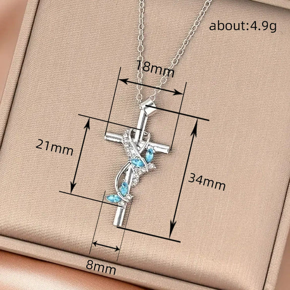 Wholesale Jewelry Animal Zodiac Geometric Pattern Copper Mixed Gemstone Inlay O Chain Necklace With Electroplating For Women