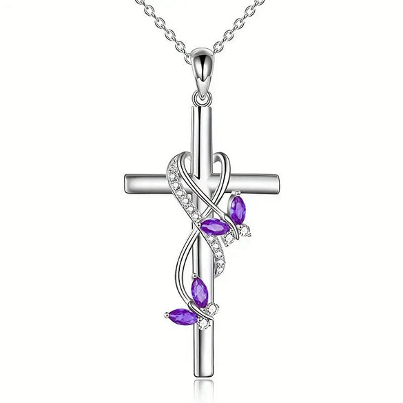 Wholesale Jewelry Animal Zodiac Geometric Pattern Copper Mixed Gemstone Inlay O Chain Necklace With Electroplating For Women