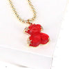 Wholesale Jewelry Animals Style Copper Pendant Necklace With Ball Chain And Electroplating Treatment