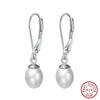 Wholesale Jewelry Baroque Natural Freshwater Pearl S925 Sterling Silver Earrings