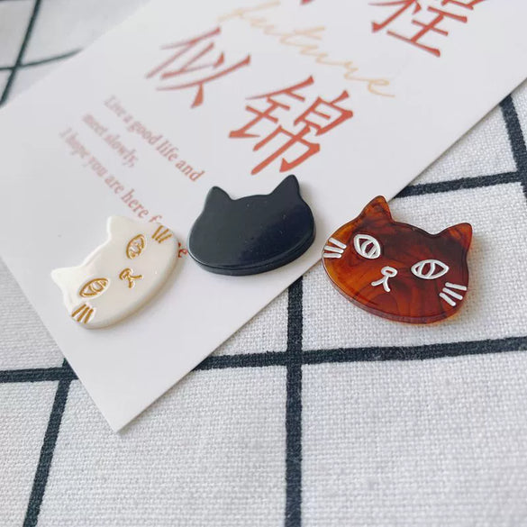 Wholesale Jewelry Base Accessories Plastic Resin Cat Fashion Trend Cute Style