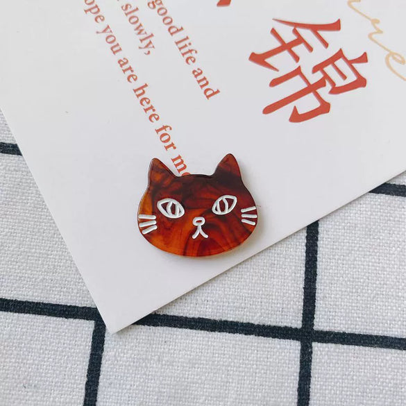 Wholesale Jewelry Base Accessories Plastic Resin Cat Fashion Trend Cute Style