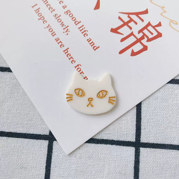 Wholesale Jewelry Base Accessories Plastic Resin Cat Fashion Trend Cute Style