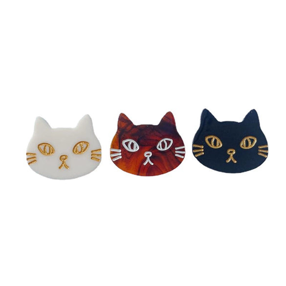 Wholesale Jewelry Base Accessories Plastic Resin Cat Fashion Trend Cute Style