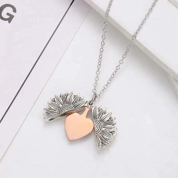 Wholesale Jewelry Basic Classic Style Customization Laser Engraving Heart Shape 201 Stainless Steel Plating Pendant Necklace Cable Chain