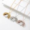 Wholesale Jewelry Basic Classic Style Customization Laser Engraving Heart Shape 201 Stainless Steel Plating Pendant Necklace Cable Chain