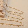 Wholesale Jewelry Basic Simple Style Artistic Leaf Square Butterfly 304 Stainless Steel 18K Gold Plated Plating Necklace