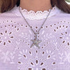 Wholesale Jewelry Beach Simple Style Starfish 304 Stainless Steel Hemp Flowers Chain Earrings Necklace