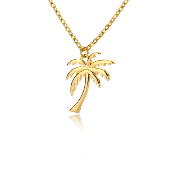 Wholesale Jewelry Beach Tropical Coconut Tree Copper Anklet