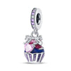 Wholesale Jewelry Beads Accessories Bracelet 925 Silver Plated Copper Dripping Oil Fruit Food Style