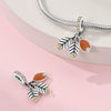 Wholesale Jewelry Beads Accessories Bracelet 925 Silver Plated Copper Dripping Oil Fruit Food Style