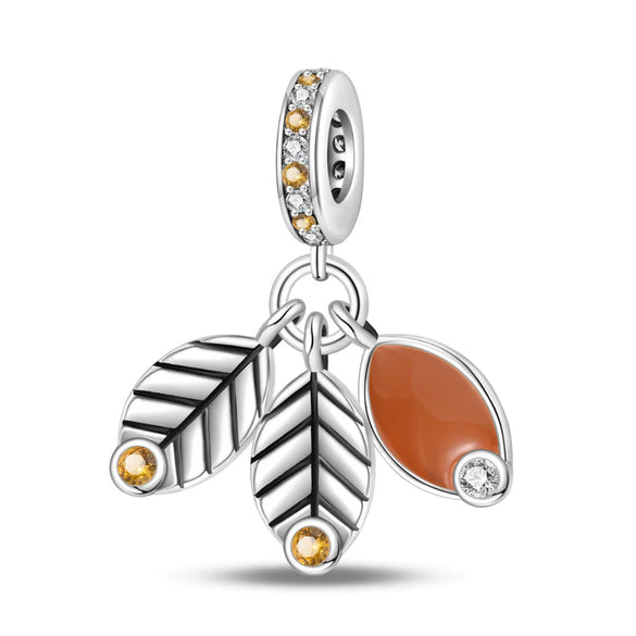 Wholesale Jewelry Beads Accessories Bracelet 925 Silver Plated Copper Dripping Oil Fruit Food Style