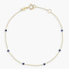 Wholesale Jewelry Bohemian Niche Copper Geometric Rice Bead Bracelet Highgrade Gold Plated Electroplating For Women