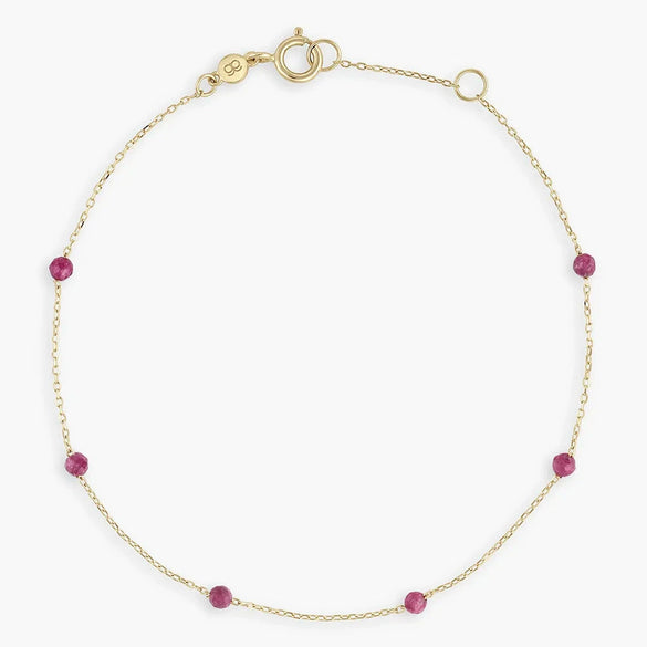 Wholesale Jewelry Bohemian Niche Copper Geometric Rice Bead Bracelet Highgrade Gold Plated Electroplating For Women