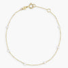 Wholesale Jewelry Bohemian Niche Copper Geometric Rice Bead Bracelet Highgrade Gold Plated Electroplating For Women